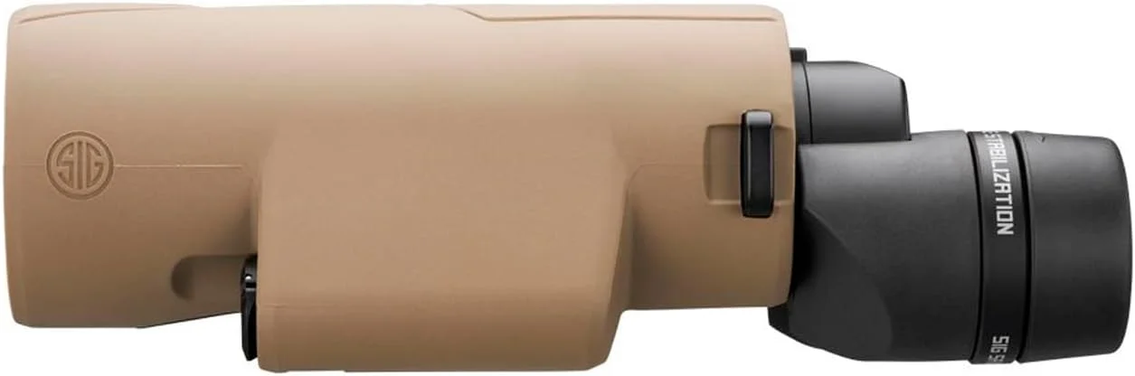 دوربین شکاری SIG SAUER ZULU6 HDX PRO 14x50mm ضد آب و ضد مه، بادوام، تثبیت کننده تصویر، لنزهای چند لایه ضد انعکاس، تا 40 ساعت کارکرد، دارای کیف حمل و بند حمل