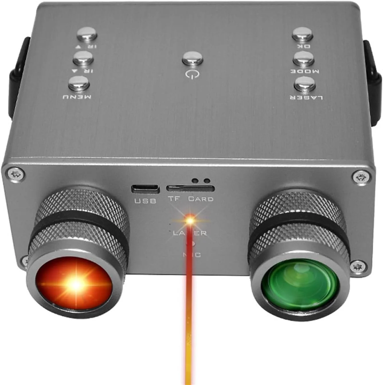 دوربین دید در شب دیجیتال 4K IPS با قابلیت دید در تاریکی مطلق تا 600 متر، بزرگنمایی دیجیتال 8 برابر، قابلیت عکس برداری و ضبط ویدیو، برد دید طولانی