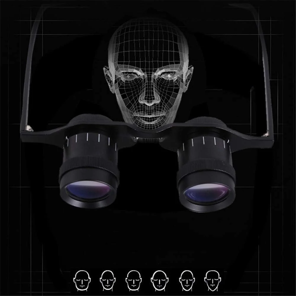 دوربین شکاری 5X 34 فوق سبک بدون نیاز به دست، عینک قابل حمل با کیفیت بالا برای ماهیگیری، تماشای پرندگان، ورزش، کنسرت، تئاتر، اپرا، تلویزیون