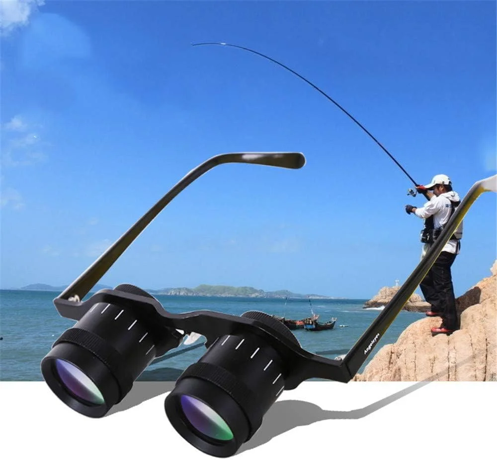 دوربین شکاری 5X 34 فوق سبک بدون نیاز به دست، عینک قابل حمل با کیفیت بالا برای ماهیگیری، تماشای پرندگان، ورزش، کنسرت، تئاتر، اپرا، تلویزیون