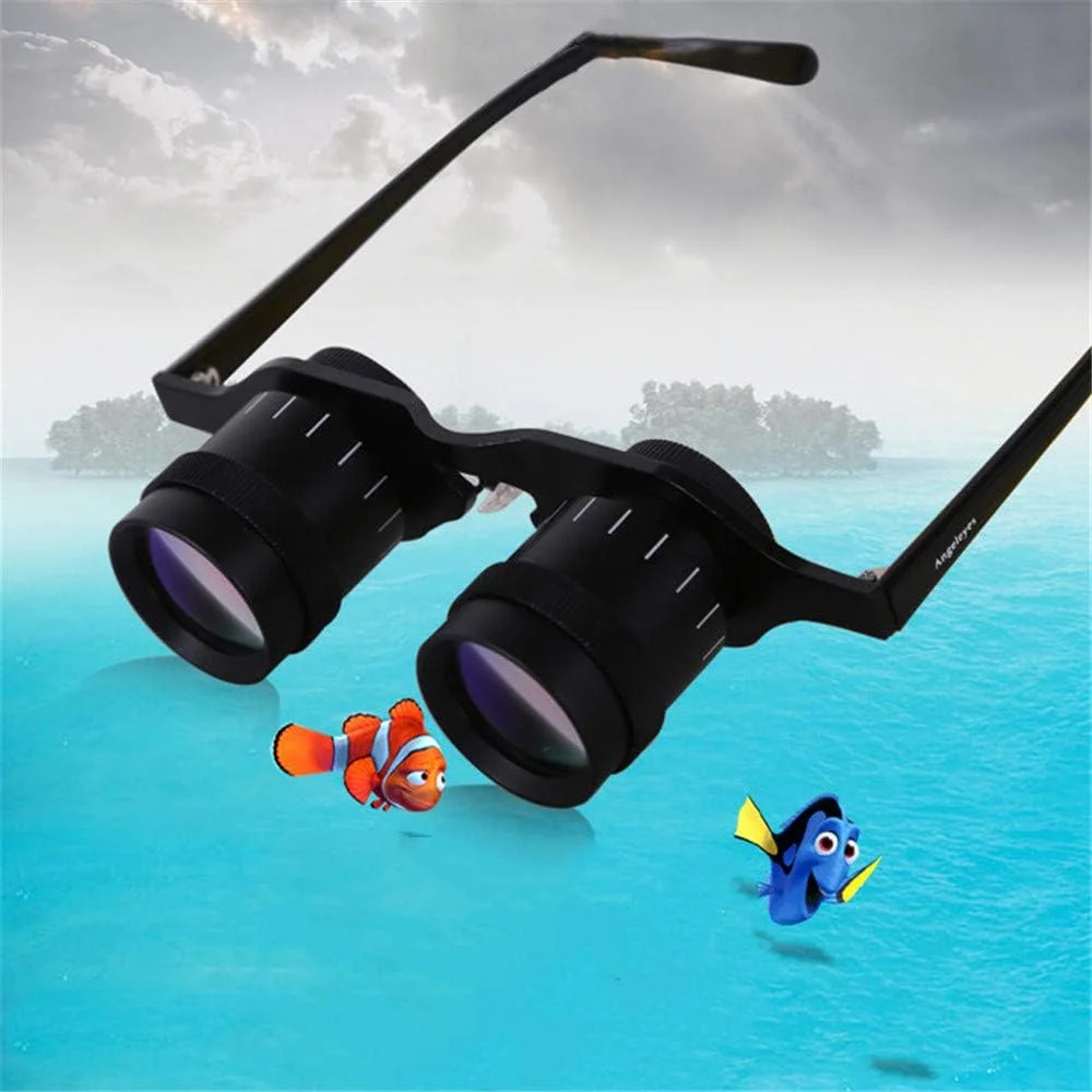 دوربین شکاری 5X 34 فوق سبک بدون نیاز به دست، عینک قابل حمل با کیفیت بالا برای ماهیگیری، تماشای پرندگان، ورزش، کنسرت، تئاتر، اپرا، تلویزیون