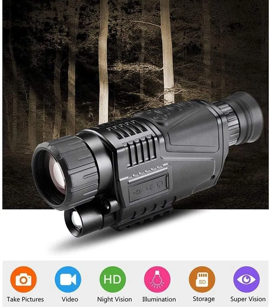 تلسکوپ دیجیتال HD با دوربین، قابلیت ضبط عکس و فیلم، کاربری آسان به همراه کیف حمل