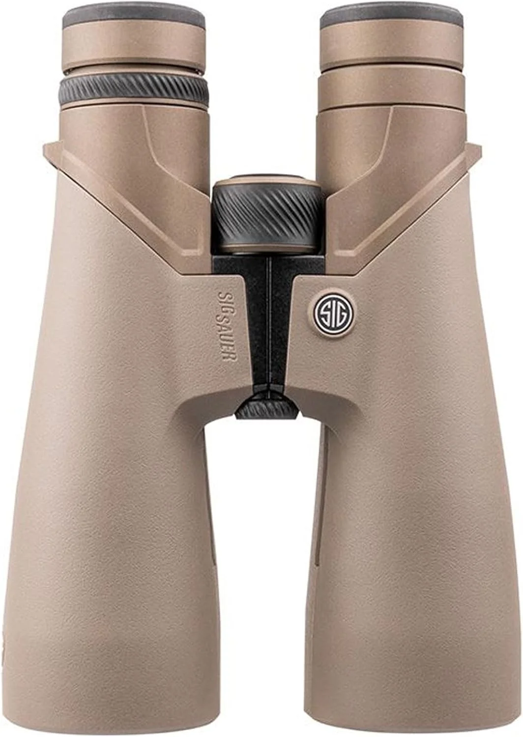 دوربین شکاری SIG SAUER ZULU10 HDX ضد آب، ضد مه، بادوام، منشور Abbe-Koenig، ارگونومیک، پل بسته FDE با لنزهای ضد انعکاس - دارای کیف حمل EVA قالب‌گیری شده، 15x56