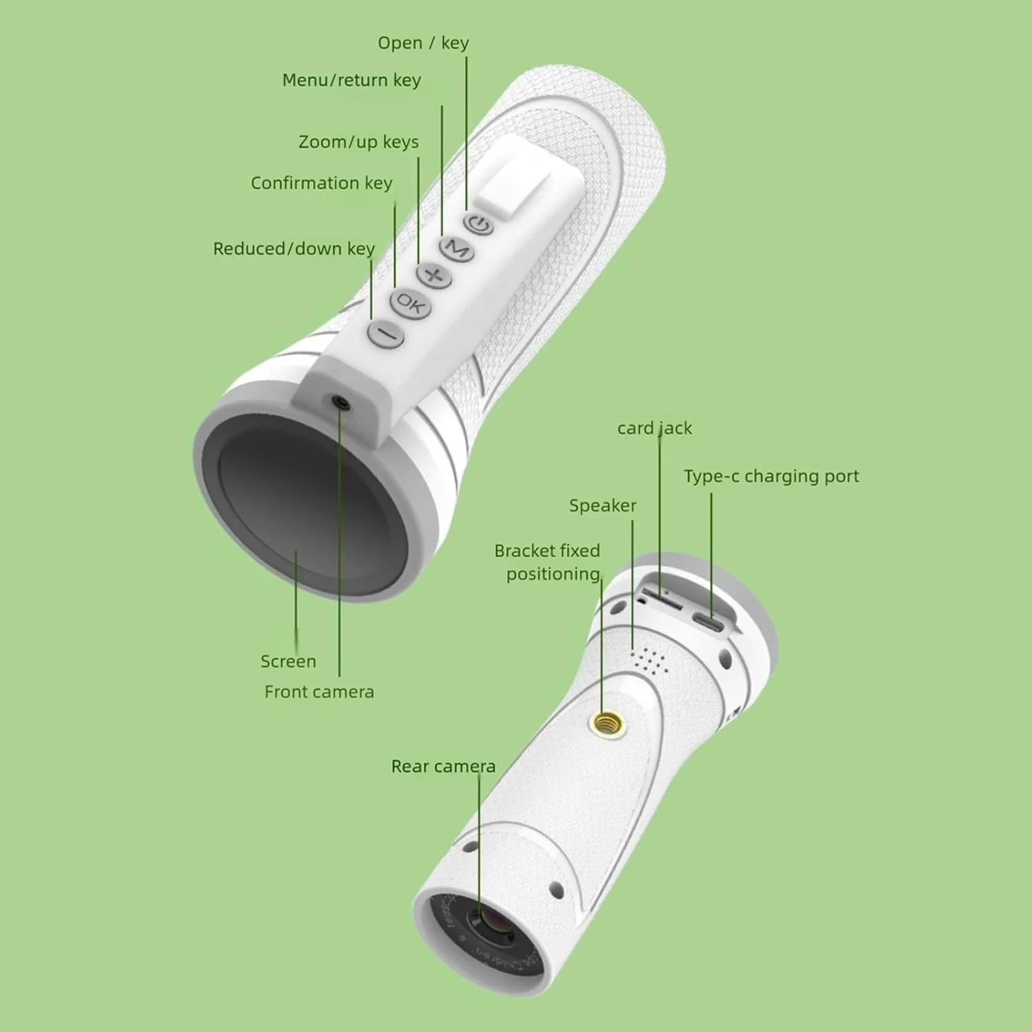 دوربین تک چشمی دیجیتال با کیفیت بالا Cryfokt با صفحه نمایش HD، بند شانه و کیف نگهداری مناسب برای مسافرت، کمپینگ و کنسرت دوربین تک چشمی دیجیتال با کیفیت بالا Cryfokt با صفحه نمایش HD، بند شانه و کیف نگهداری مناسب برای مسافرت، کمپینگ و کنسرت