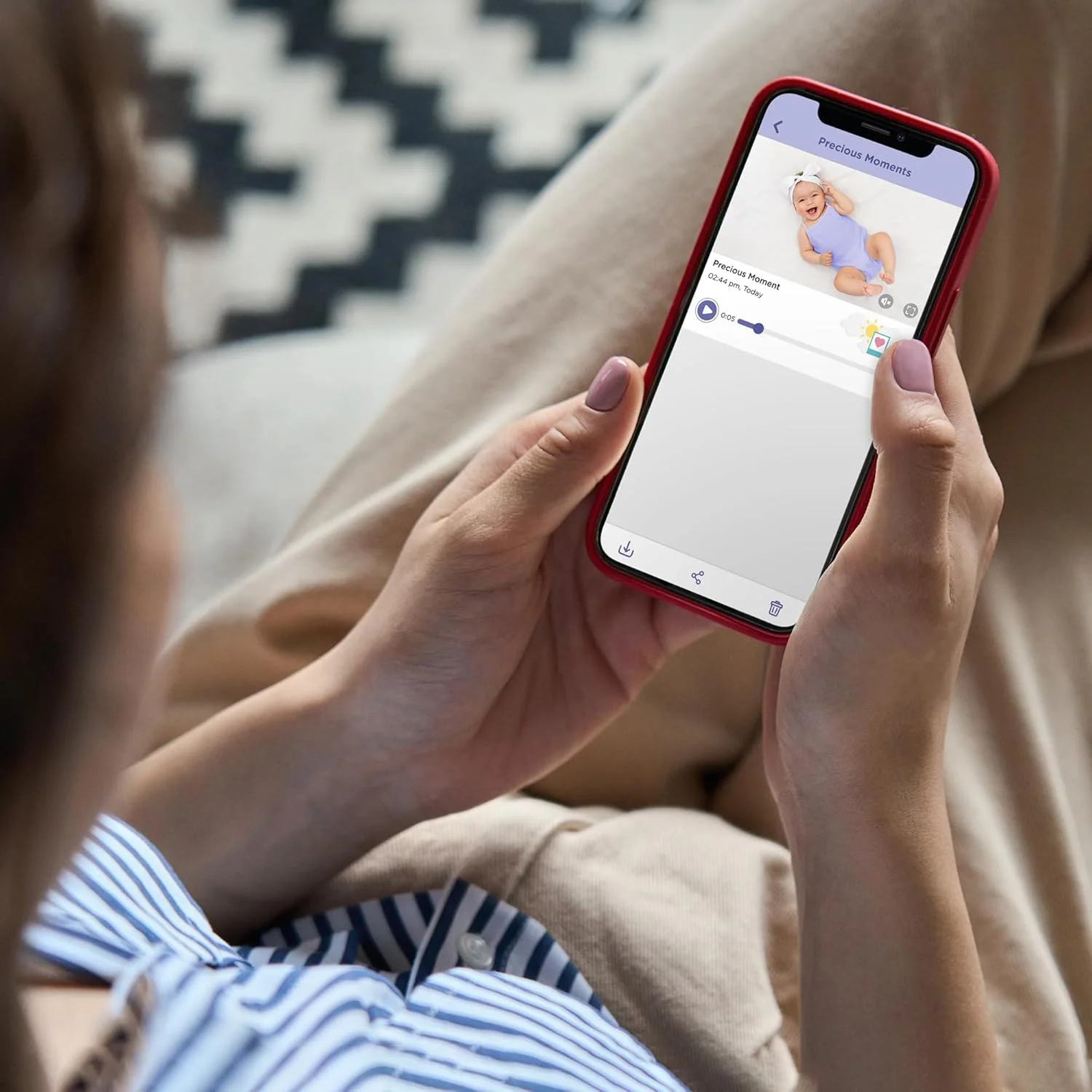 دوربین هوشمند نظارت کودک هابل متصل SkyVision با هوش مصنوعی، کیفیت HD، 1 دوربین، پایه، تشخیص غلت زدن و گریه هوشمند، گزارش خواب با هوش مصنوعی، ارتباط دو طرفه، دید در شب، چراغ خواب و صداها، برنامه کاربردی کودک محور دوربین هوشمند نظارت کودک هابل متصل SkyVision با هوش مصنوعی، کیفیت HD، 1 دوربین، پایه، تشخیص غلت زدن و گریه هوشمند، گزارش خواب با هوش مصنوعی، ارتباط دو طرفه، دید در شب، چراغ خواب و صداها، برنامه کاربردی کودک محور