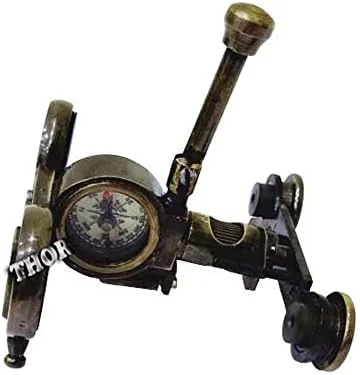 دوربین شکاری دریایی با طراحی قدیمی و قطب نما، هدیه ای مناسب، دکوری شیک برای منزل