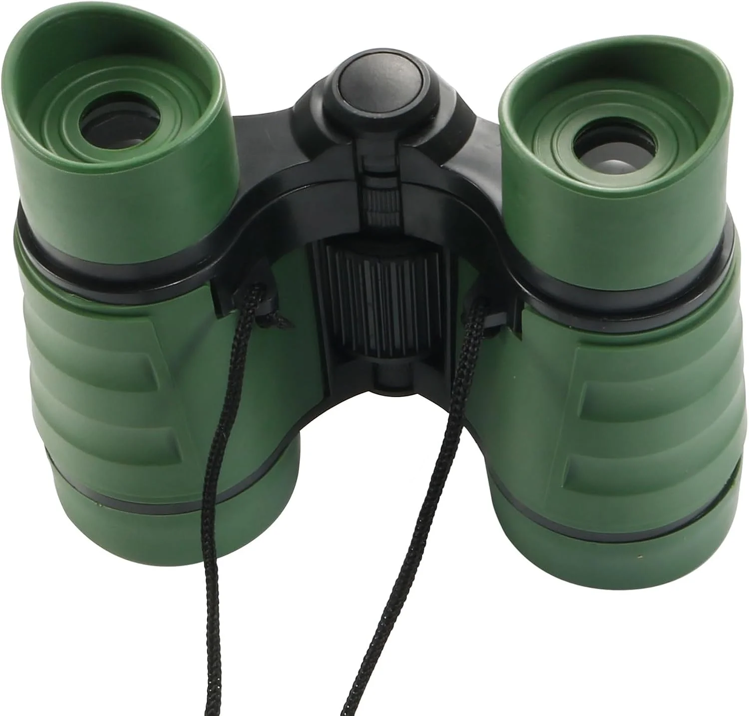 دوربین شکاری تاشو فشرده 4X30 uxcell، ضد ضربه، سبز تیره، همراه با بند گردنی برای تماشای پرندگان، پیاده روی و کمپینگ