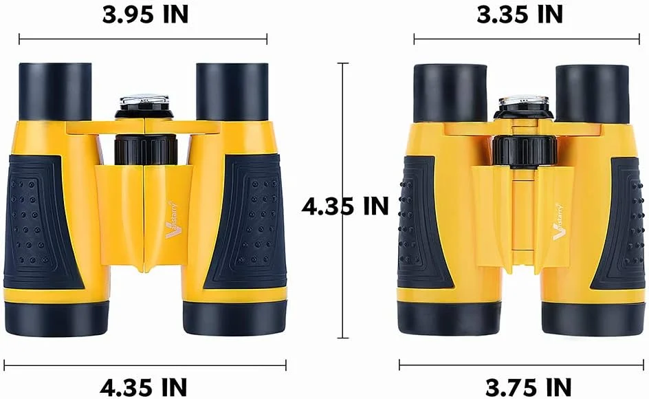 دوربین شکاری کوچک برای کودکان، مناسب پرنده نگری، پیاده روی، کمپینگ، ماهیگیری، لوازم جانبی و اسباب بازی های ضروری، بهترین هدیه برای پسران، دختران، کودکان نوپا، ضد آب با لنز اپتیکال 5X30 به همراه قطب نما