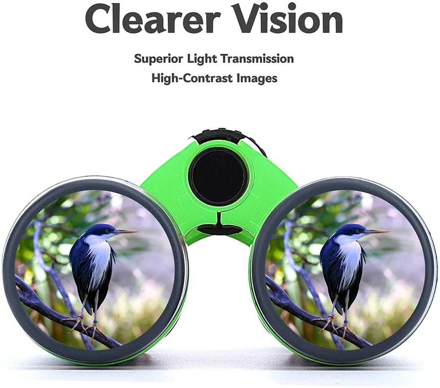 دوربین شکاری کوچک برای کودکان، مناسب پرنده نگری، پیاده روی، کمپینگ، ماهیگیری، لوازم جانبی، اسباب بازی های ضروری و بهترین هدیه برای پسران، دختران، کودکان نوپا، ضد آب با لنز اپتیکال 5X30 به همراه قطب نما دوربین شکاری کوچک برای کودکان، مناسب پرنده نگری، پیاده روی، کمپینگ، ماهیگیری، لوازم جانبی، اسباب بازی های ضروری و بهترین هدیه برای پسران، دختران، کودکان نوپا، ضد آب با لنز اپتیکال 5X30 به همراه قطب نما