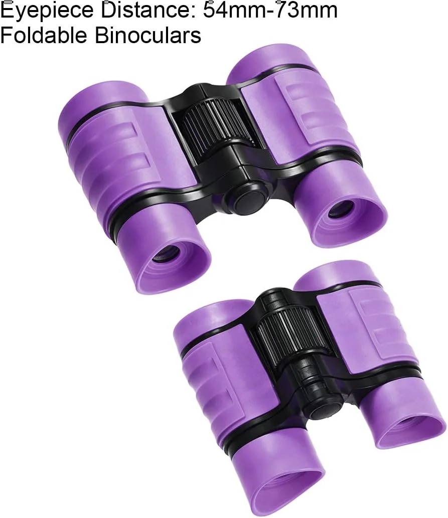 دوربین شکاری تاشو فشرده 4X30 uxcell ضد ضربه بنفش با بند گردنی برای تماشای پرندگان، پیاده روی، کمپینگ دوربین شکاری تاشو فشرده 4X30 uxcell ضد ضربه بنفش با بند گردنی برای تماشای پرندگان، پیاده روی، کمپینگ