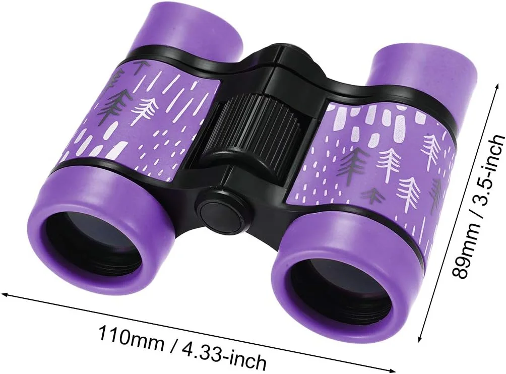 دوربین دوچشمی تاشو فشرده 4X30 uxcell ضد ضربه بنفش با بند گردنی برای تماشای پرندگان، پیاده روی و کمپینگ دوربین دوچشمی تاشو فشرده 4X30 uxcell ضد ضربه بنفش با بند گردنی برای تماشای پرندگان، پیاده روی و کمپینگ