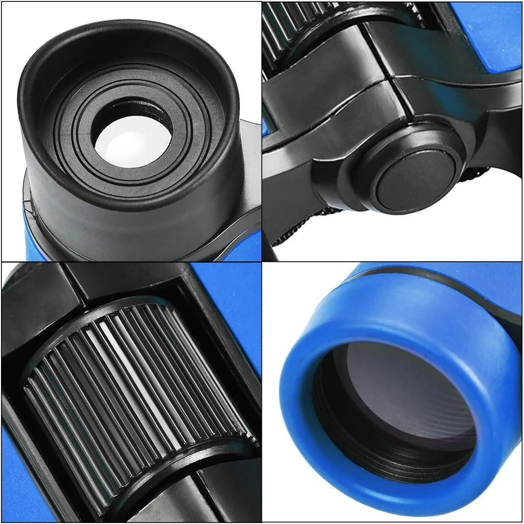 دوربین شکاری تاشو جمع و جور 4X30 uxcell، ضد ضربه، آبی آسمانی با بند گردنی برای تماشای پرندگان، پیاده روی و کمپینگ دوربین شکاری تاشو جمع و جور 4X30 uxcell، ضد ضربه، آبی آسمانی با بند گردنی برای تماشای پرندگان، پیاده روی و کمپینگ