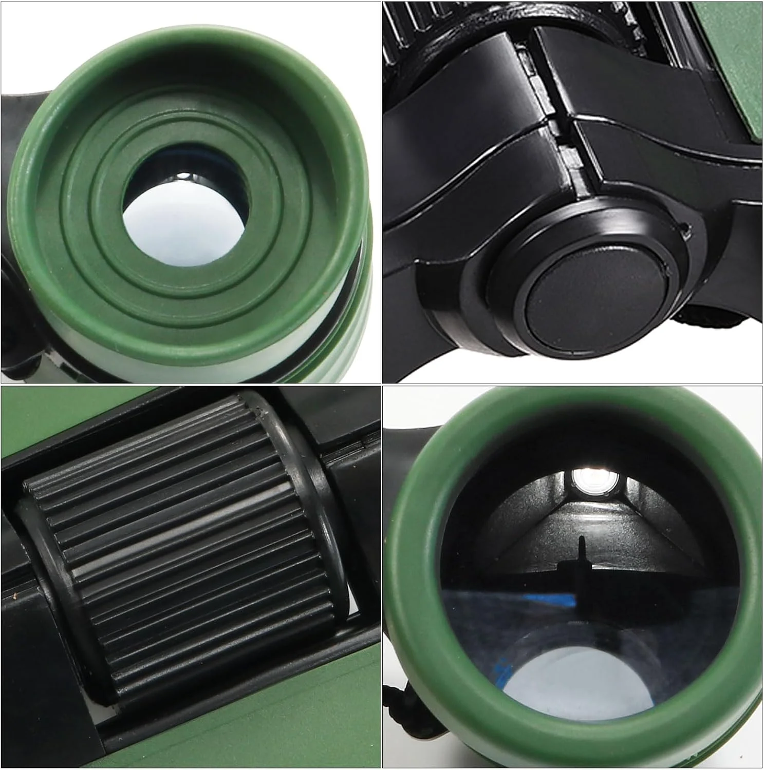 دوربین شکاری تاشو فشرده 4X30 uxcell، ضد ضربه، سبز تیره، همراه با بند گردنی برای تماشای پرندگان، پیاده روی و کمپینگ دوربین شکاری تاشو فشرده 4X30 uxcell، ضد ضربه، سبز تیره، همراه با بند گردنی برای تماشای پرندگان، پیاده روی و کمپینگ