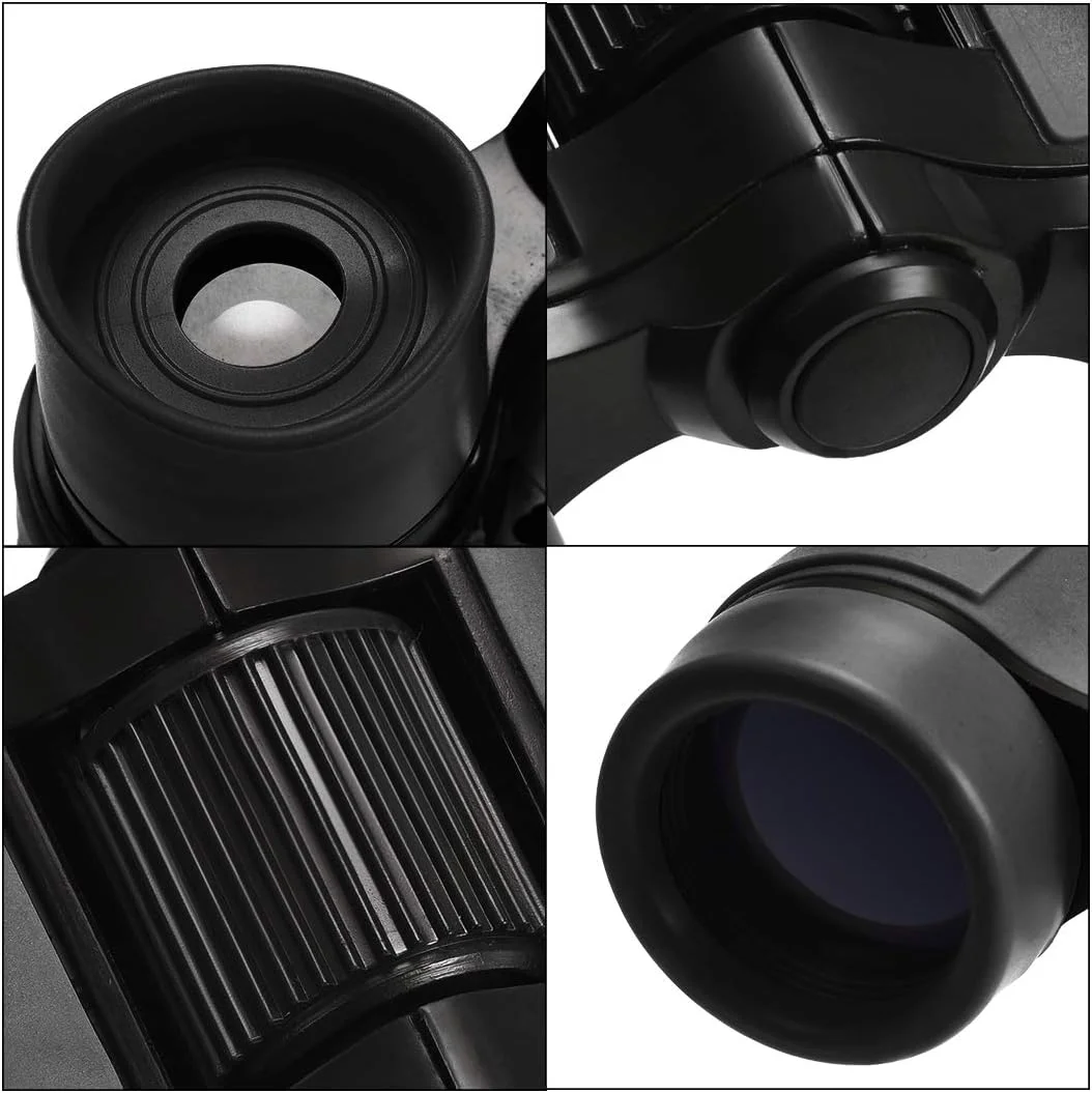دوربین دوچشمی تاشو جمع و جور 4X30 uxcell ضد ضربه مشکی با بند گردنی برای تماشای پرندگان، پیاده روی و کمپینگ دوربین دوچشمی تاشو جمع و جور 4X30 uxcell ضد ضربه مشکی با بند گردنی برای تماشای پرندگان، پیاده روی و کمپینگ