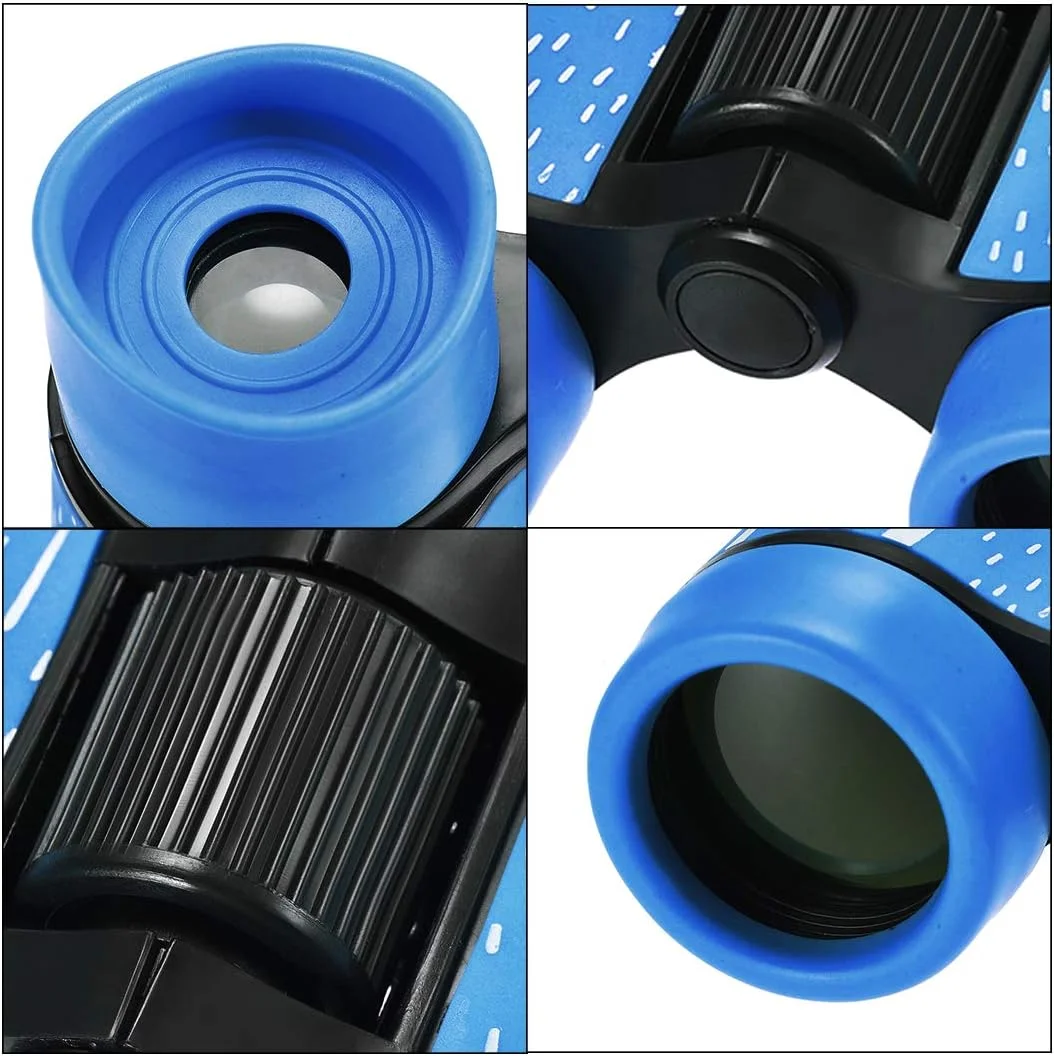 دوربین دوچشمی تاشو فشرده 4X30 uxcell، آبی آسمانی ضد ضربه با بند گردنی برای تماشای پرندگان، پیاده روی و کمپینگ دوربین دوچشمی تاشو فشرده 4X30 uxcell، آبی آسمانی ضد ضربه با بند گردنی برای تماشای پرندگان، پیاده روی و کمپینگ