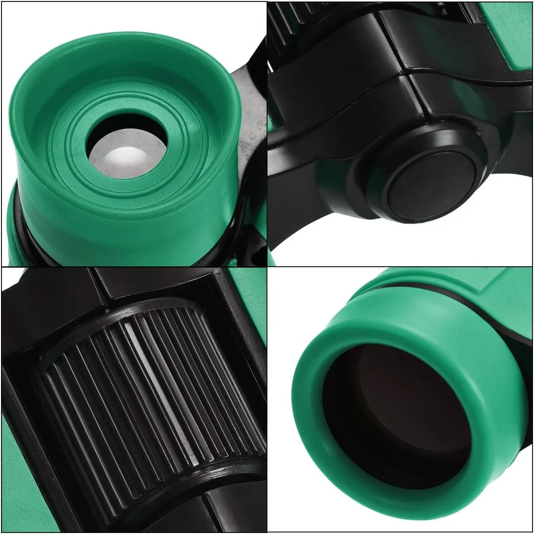 دوربین شکاری تاشو جمع و جور 4X30 uxcell، ضد ضربه، سبز، همراه با بند گردنی برای تماشای پرندگان، پیاده روی و کمپینگ دوربین شکاری تاشو جمع و جور 4X30 uxcell، ضد ضربه، سبز، همراه با بند گردنی برای تماشای پرندگان، پیاده روی و کمپینگ