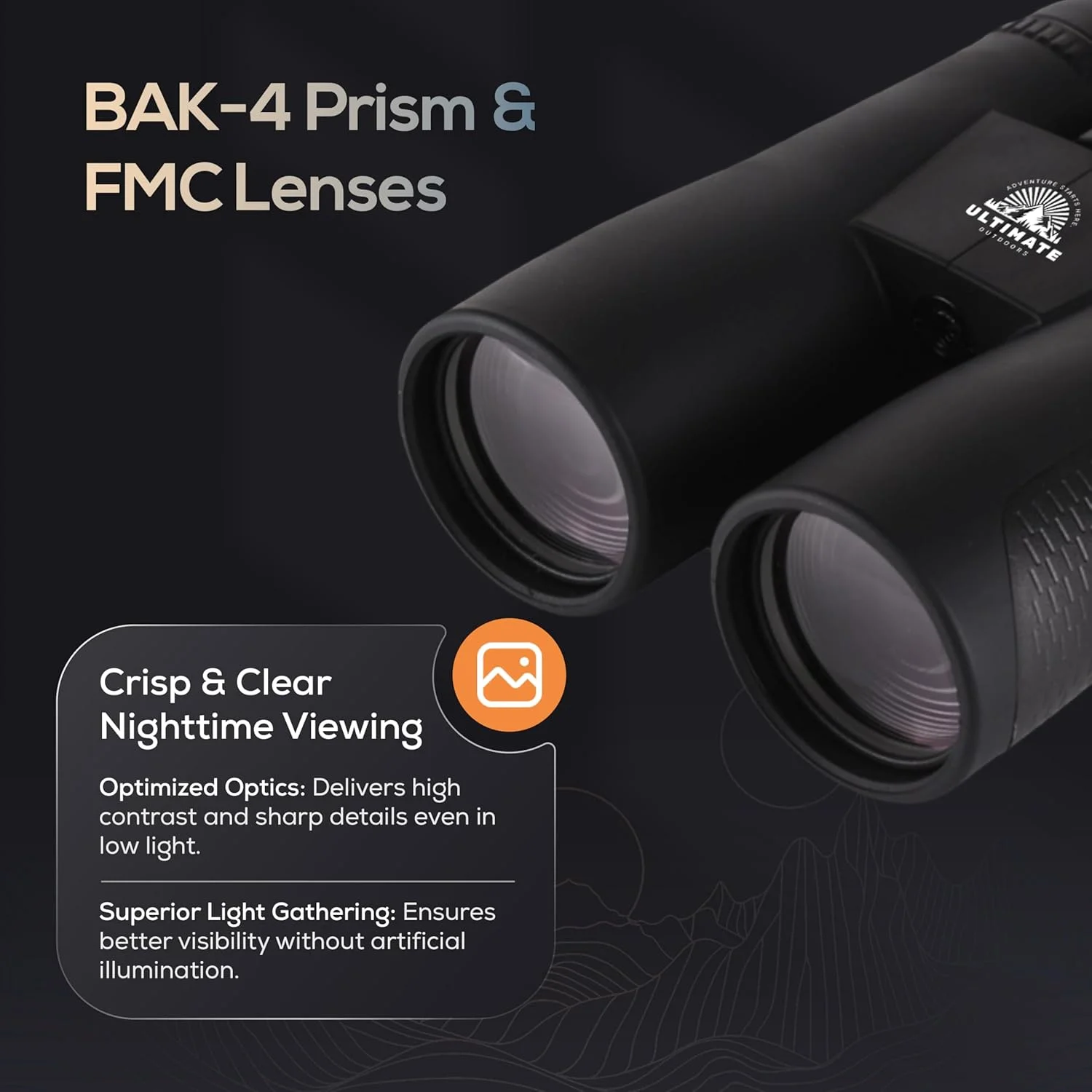 دوربین دوچشمی 12x50 HD برای بزرگسالان - دوربین دوچشمی قدرتمند ضدآب با آداپتور تلفن و پایه سه پایه | منشور BaK-4 برای تماشای پرندگان، شکار، تماشای ستارگان، مسافرت و سفر دریایی - مشکی