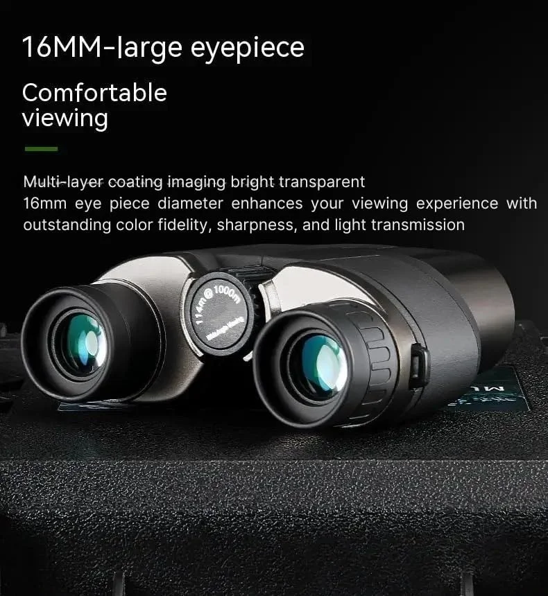 دوربین شکاری فشرده HD 20x25 برای بزرگسالان و کودکان، با قابلیت تنظیم دیوپتر منحصر به فرد، پوشش چند لایه FMC، ایده آل برای تماشای پرندگان، پیاده روی، گشت و گذار و رویدادهای زنده