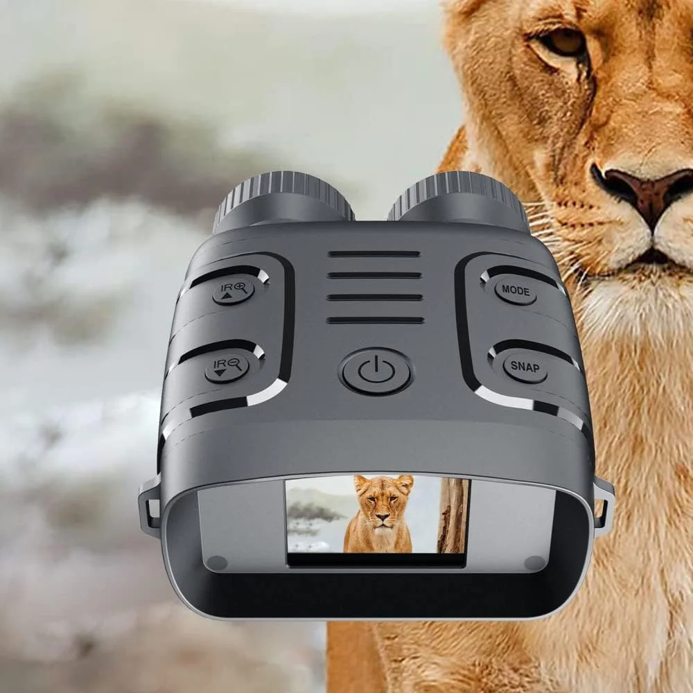 دوربین دید در شب، دوربین دوچشمی دید در شب برای شکار، زوم دیجیتال 5X تک چشمی دید در شب مادون قرمز 1080P برای مشاهده 300 متر در تاریکی مطلق