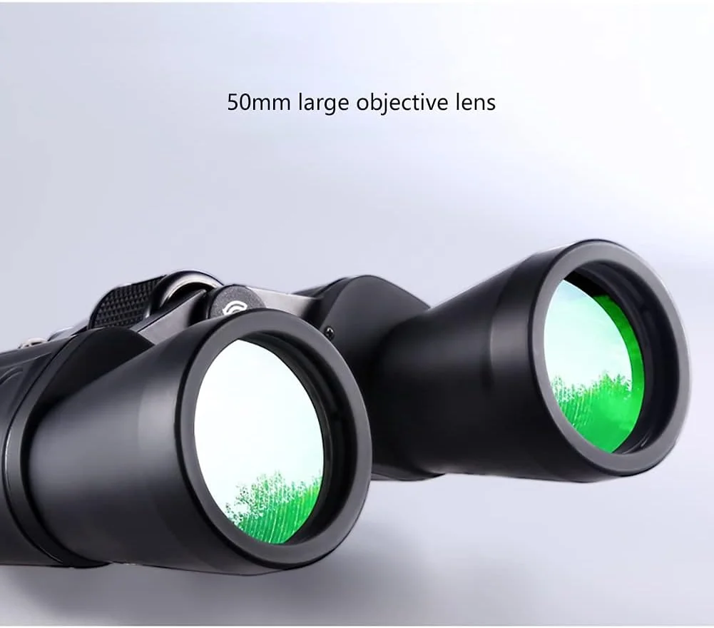 دوربین شکاری 9-27X50 مناسب بزرگسالان به همراه سه پایه و آداپتور تلفن هوشمند، منشور BAK4 و لنز FMC برای تماشای پرندگان و شکار