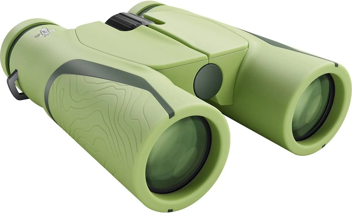 دوربین شکاری 7x28 مای جونیور سواروفسکی اپتیک، زاویه دید گسترده برای مشاهده حیات وحش و طبیعت، شامل کیف حمل و دفترچه یادداشت طبیعت | سبز جنگلی (38000)