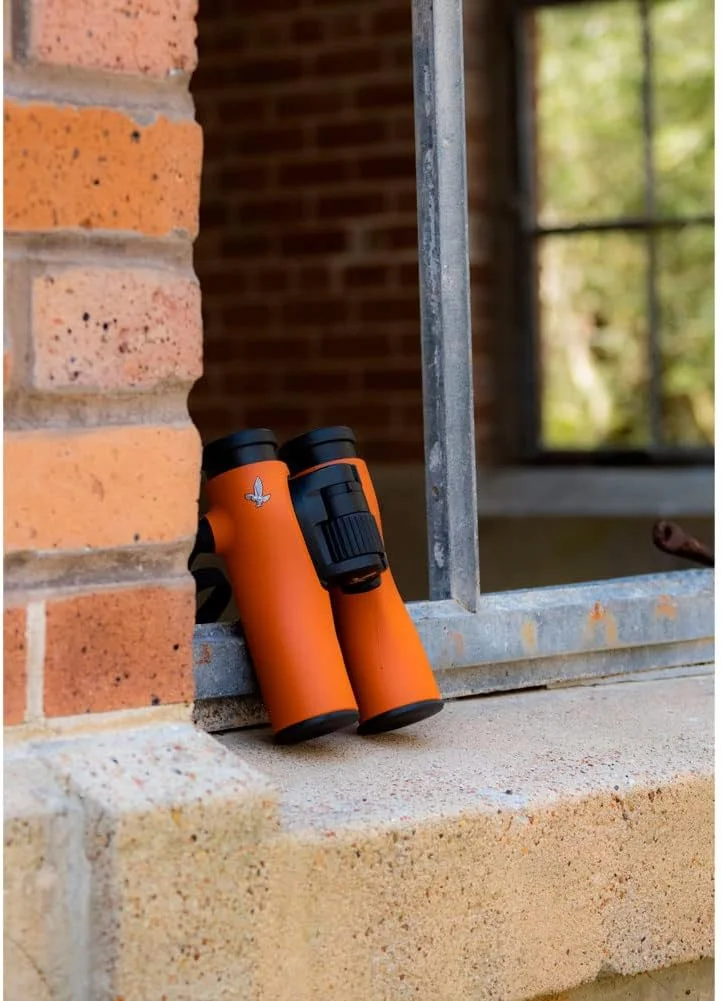 دوربین شکاری سواروسکی NL Pure 10x32 نارنجی سوخته به همراه کیف جانبی، بند، چشمی، درپوش لنز و کیت تمیز کننده مدل 36243 دوربین شکاری سواروسکی NL Pure 10x32 نارنجی سوخته به همراه کیف جانبی، بند، چشمی، درپوش لنز و کیت تمیز کننده مدل 36243