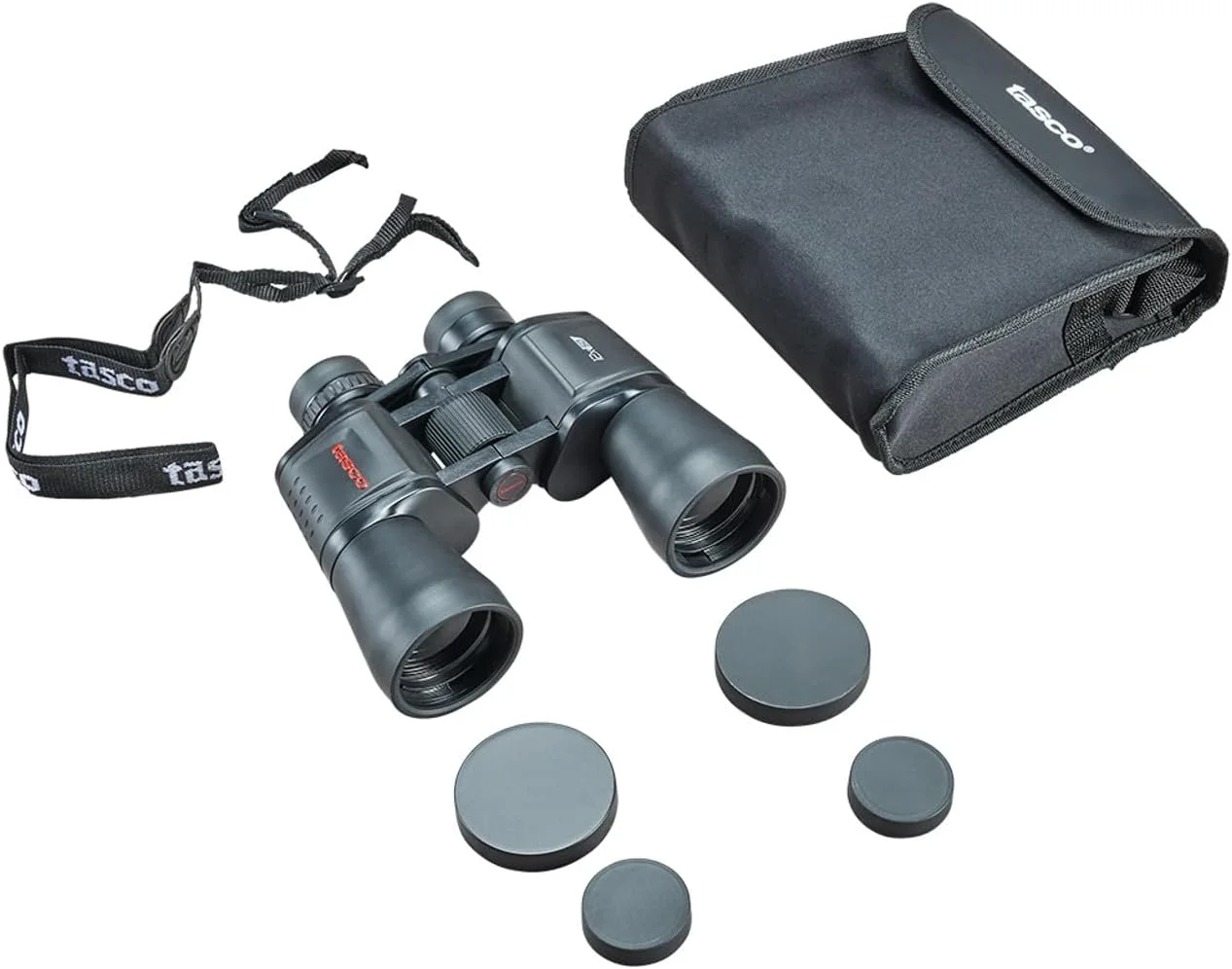 دوربین دوچشمی منشوری 12x50 مشکی TASCO مدل MC، بسته 6 لیتری