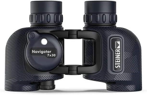 دوربین شکاری دریایی اشتاینر 7x30 Navigator با طراحی پل باز و فوکوس خودکار ورزشی، به همراه قطب نما