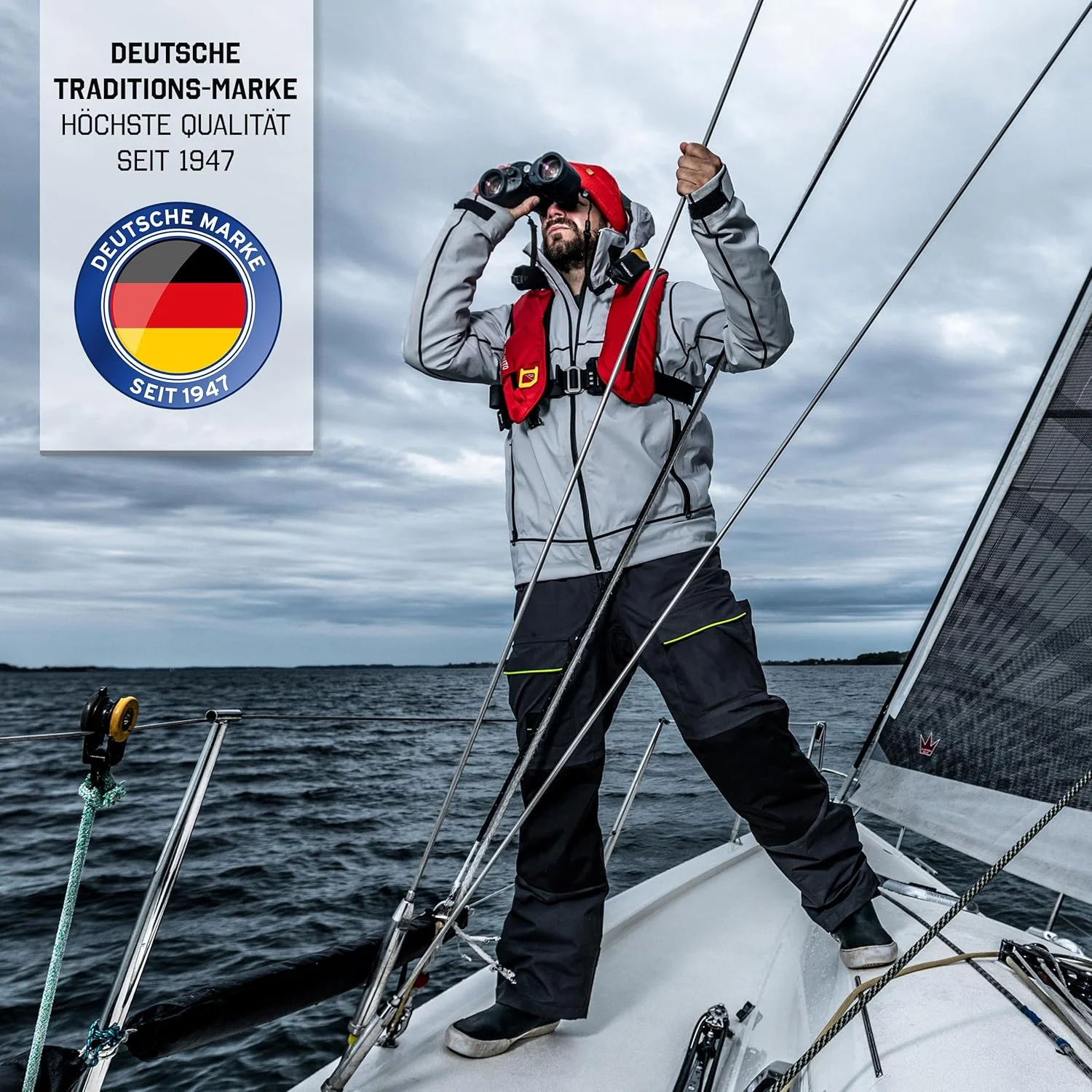 دوربین شکاری دریایی STEINER Navigator 7x50c - قطب نمای تثبیت شده HD، اپتیک با کیفیت آلمانی، پل باز، ضد آب تا 5 متر، ساخته شده برای علاقه مندان به ورزش های آبی و قایقرانان تفریحی