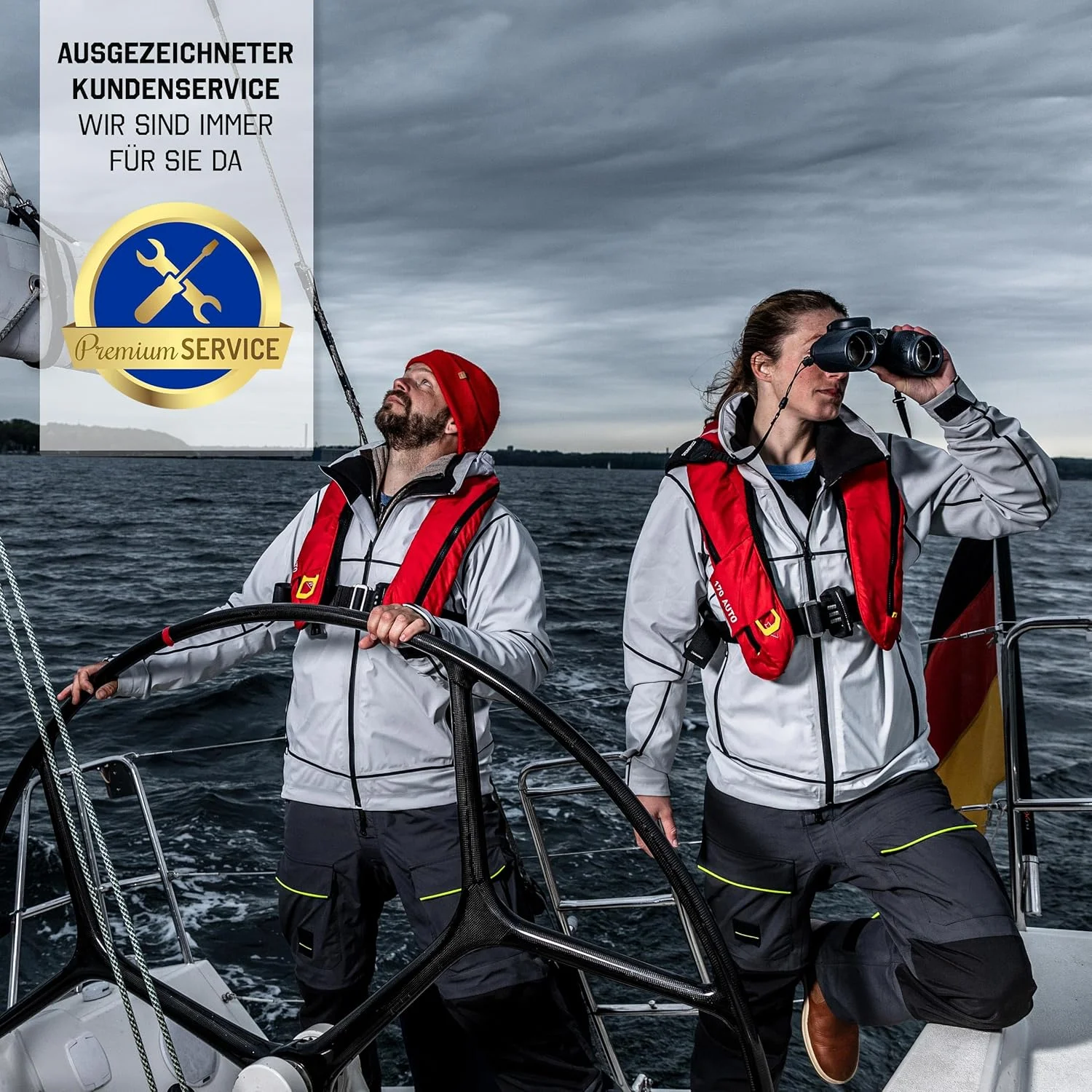 دوربین شکاری دریایی STEINER Navigator 7x50c - قطب نمای تثبیت شده HD، اپتیک با کیفیت آلمانی، پل باز، ضد آب تا 5 متر، ساخته شده برای علاقه مندان به ورزش های آبی و قایقرانان تفریحی