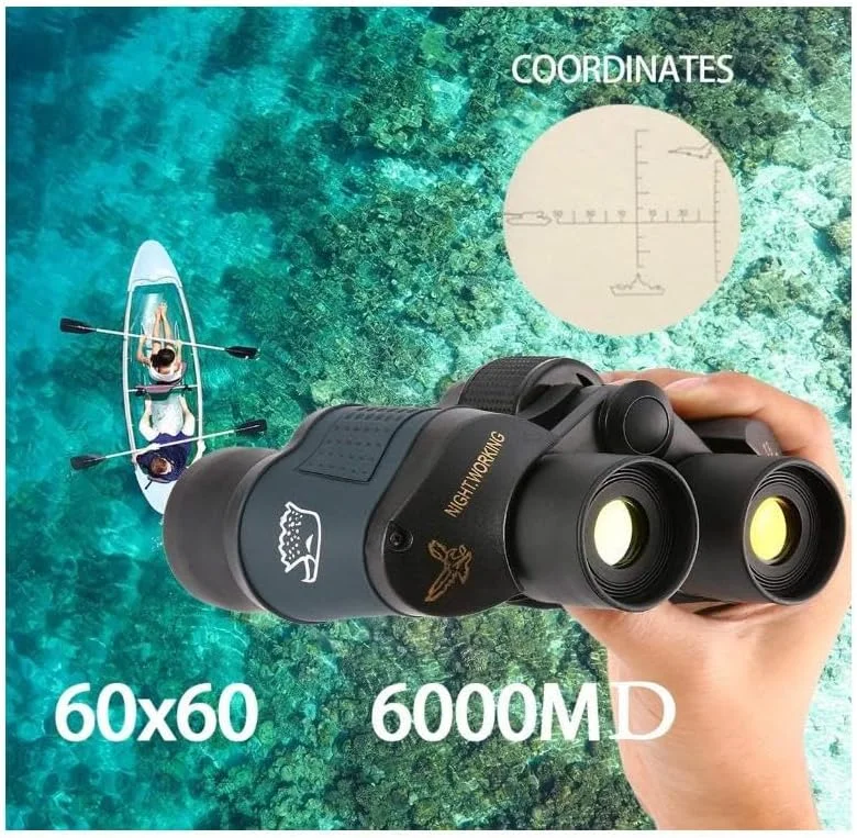 دوربین شکاری حرفه ای 60x60 16000M HD دید در شب برای پیاده روی، مسافرت، کار در مزرعه، جنگلداری و حفاظت از آتش سوزی