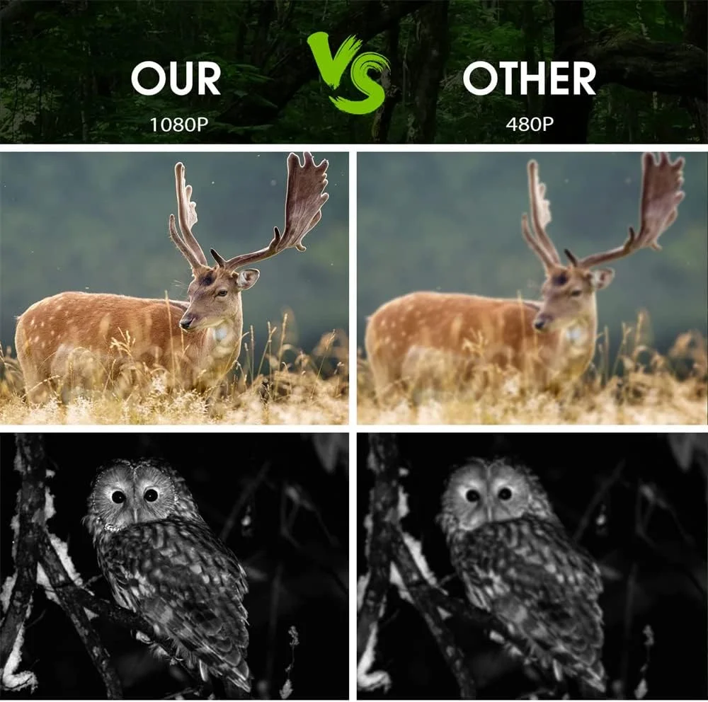 تک چشمی دیجیتال HD با قابلیت بزرگنمایی 1080P، دید در روز و شب، مناسب فضای باز، برد 300 متر تک چشمی دیجیتال HD با قابلیت بزرگنمایی 1080P، دید در روز و شب، مناسب فضای باز، برد 300 متر