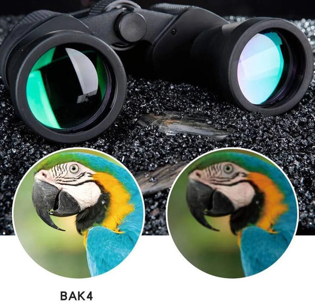 دوربین شکاری حرفه ای 10X50 FMC ضد آب HD ضد لغزش برای شکار، تماشای ستارگان، ورزش و حیات وحش، ضد فشار و ضد ضربه