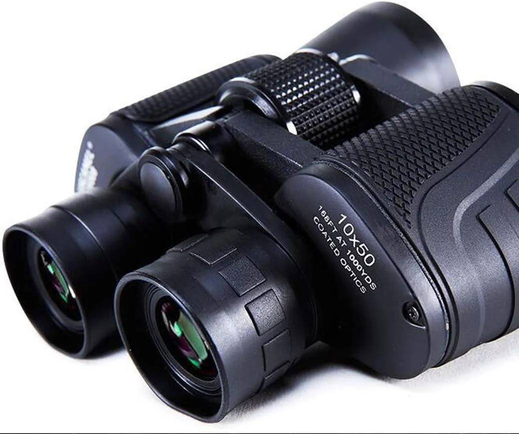 دوربین شکاری حرفه ای 10X50 FMC ضد آب HD ضد لغزش برای شکار، تماشای ستارگان، ورزش و حیات وحش، ضد فشار و ضد ضربه