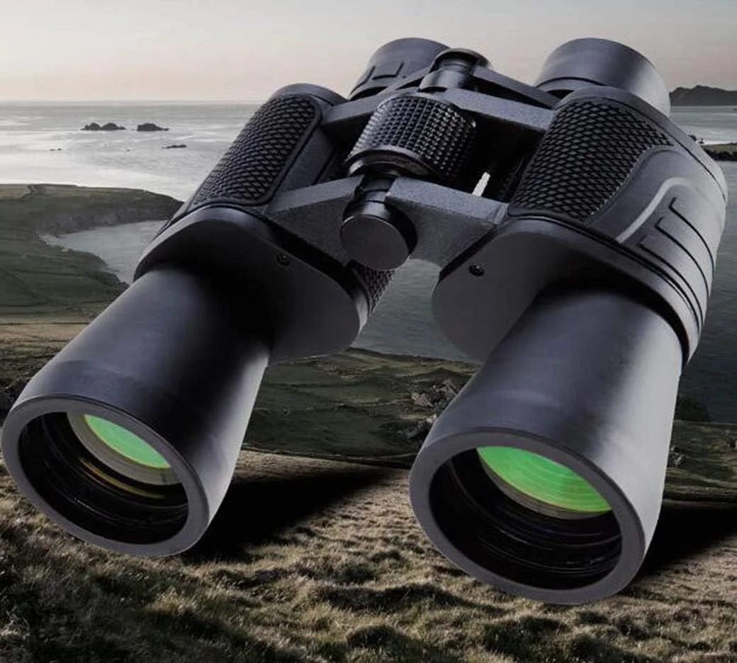 دوربین شکاری حرفه ای 10X50 FMC ضد آب HD ضد لغزش برای شکار، تماشای ستارگان، ورزش و حیات وحش، ضد فشار و ضد ضربه