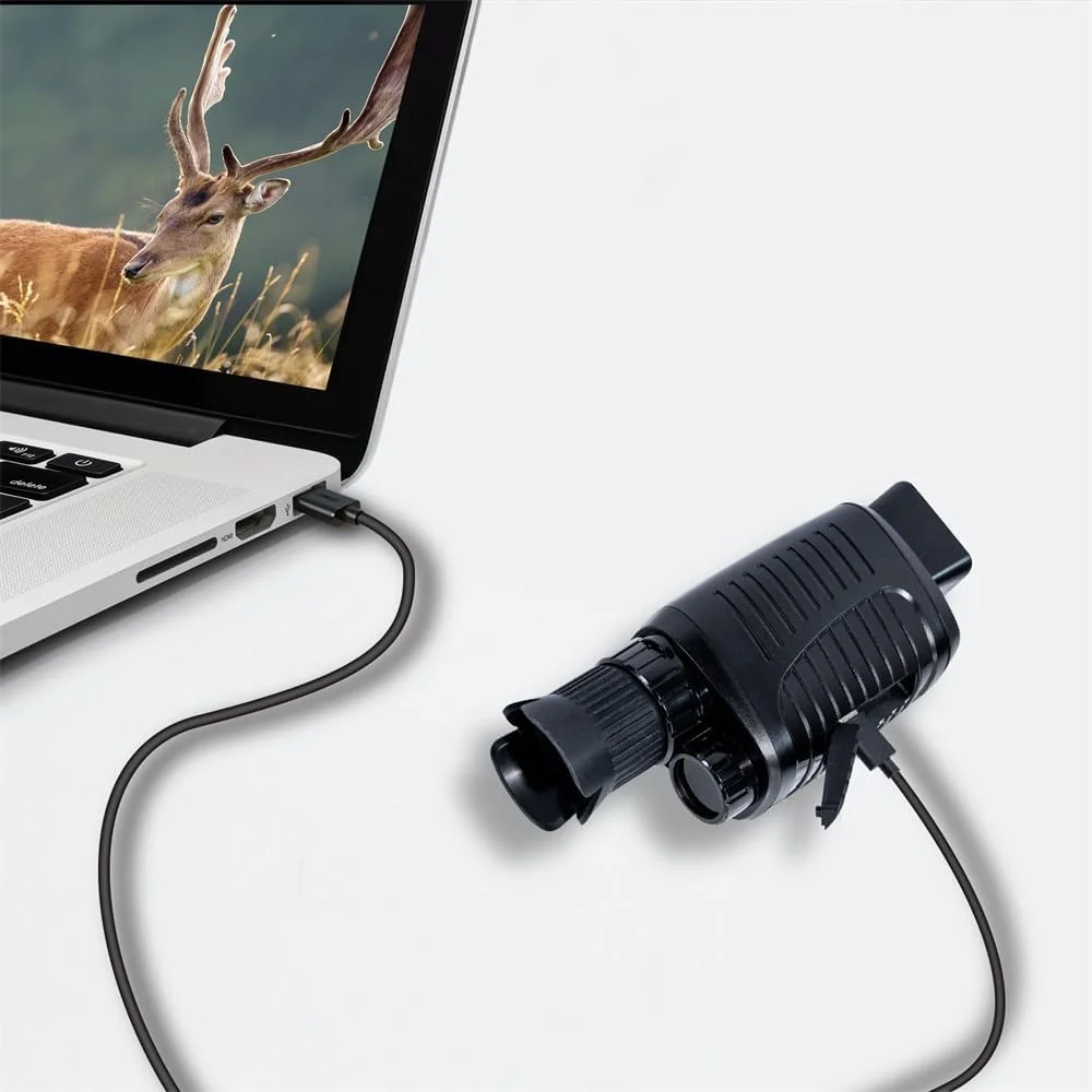 دوربین تک چشمی دیجیتال 1080P HD با زوم مادون قرمز، مناسب استفاده در روز و شب و فضای باز