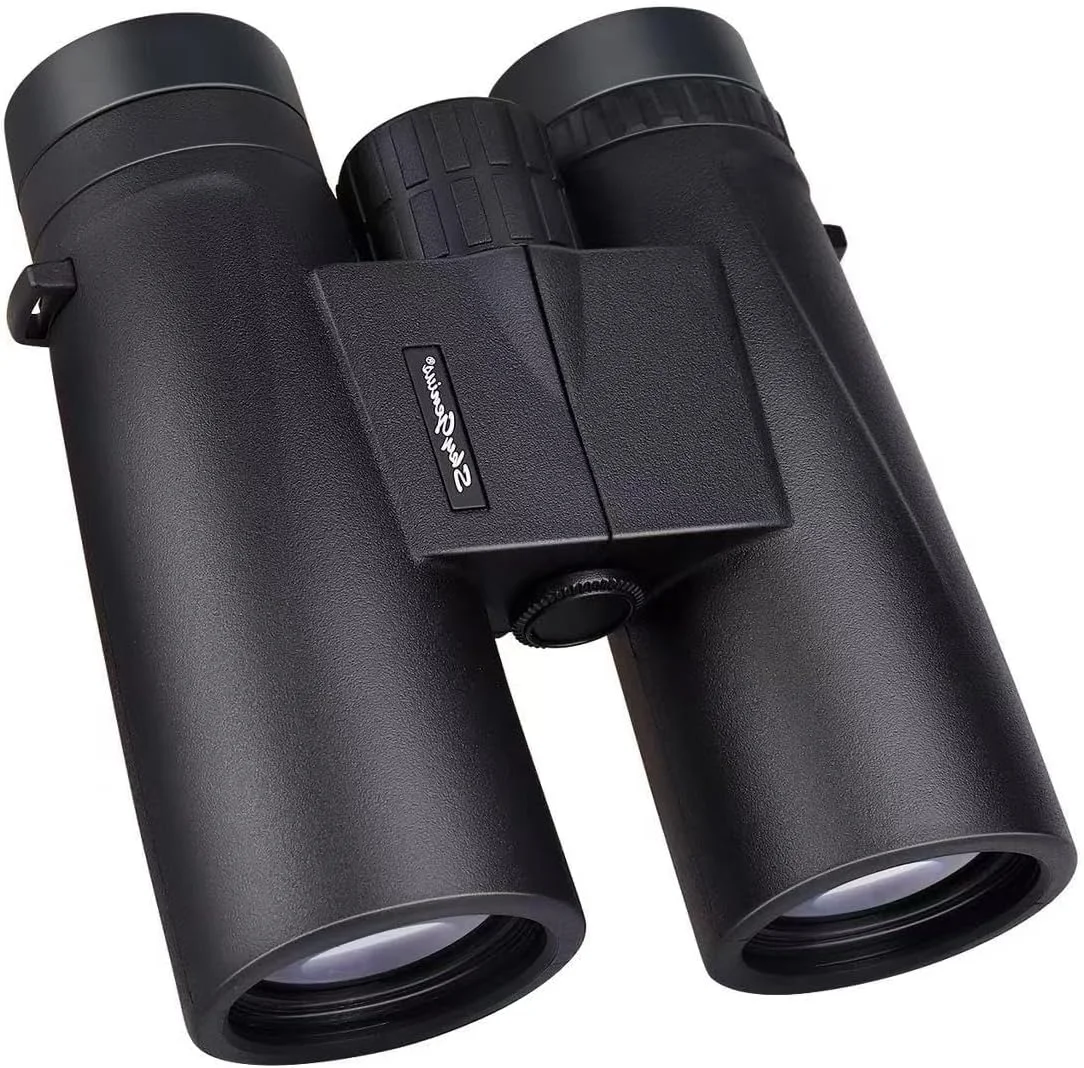 دوربین شکاری 10x42 HD SkyGenius برای بزرگسالان - فوکوس سریع، منشور BAK4، لنز با پوشش چند لایه کامل، دوربین شکاری سبک وزن 500 گرمی برای تماشای پرندگان، شکار و فعالیت های فضای باز