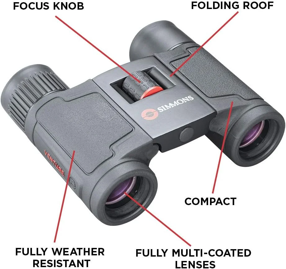 دوربین دوچشمی سیمونز Black Frp Fmc با کیف بند دار