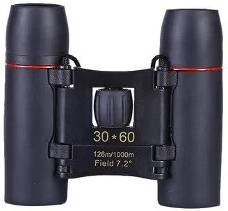 تلسکوپ کوچک زوم HD با قدرت بالا 30x60 تاشو برای تماشای پرندگان در فضای باز، مسافرت و کمپینگ 800-1000 متر (رنگ: 1)