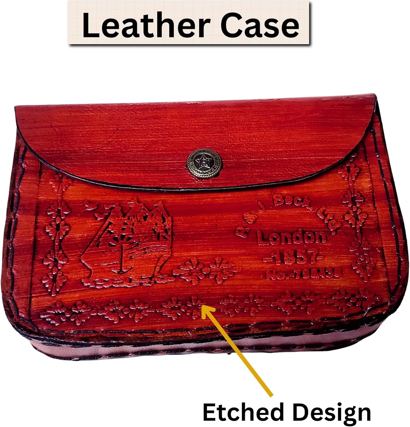 دوربین شکاری برنجی عتیقه - کلکسیونی قدیمی برای تماشای پرندگان، شکار و دکوراسیون دریایی - مدل R&J Beck Ltd London 1857 به همراه کیف چرمی (مشکی)