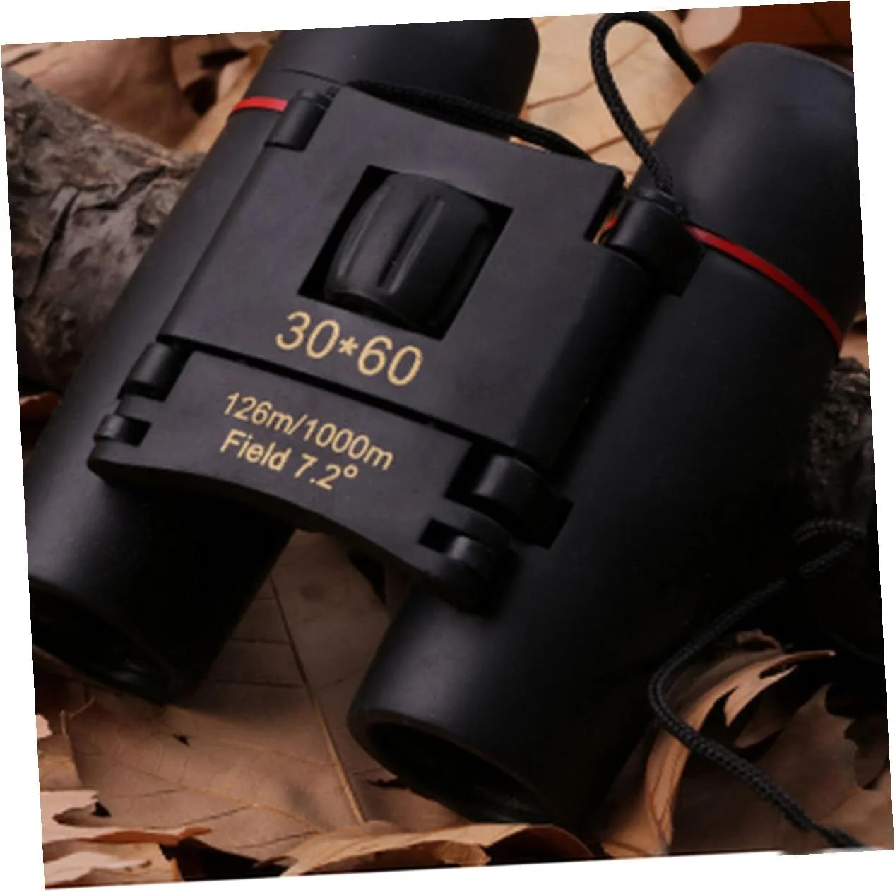 دوربین شکاری مینی قابل حمل تلسکوپی دید در شب برای استفاده در فضای باز، آزمایش علمی پسرانه با لنزهای نوری، میدان دید گسترده، تاشو و طراحی مشکی آبی