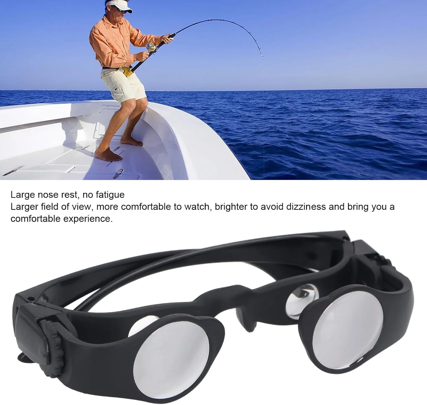 دوربین دوچشمی 8X Sanpyl، دوربین شکاری دستی آزاد، دوربین ماهیگیری قابل حمل برای تماشای پرندگان، کنسرت های ورزشی، تئاتر