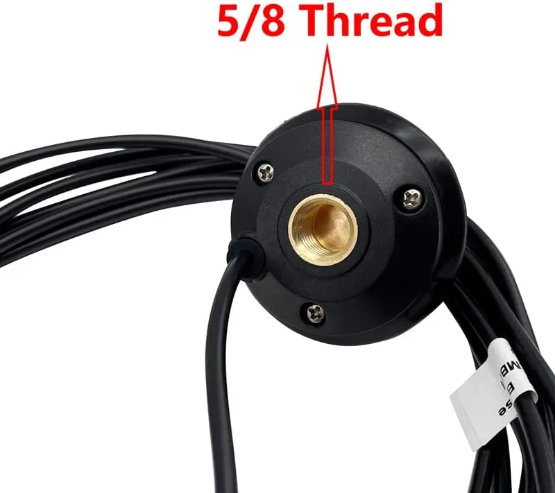 آنتن شلاقی 5 متری جدید با پایه نصب میله ای، درگاه کابل و اتصال BNC برای نقشه برداری ایستگاه پایه GPS آنتن شلاقی 5 متری جدید با پایه نصب میله ای، درگاه کابل و اتصال BNC برای نقشه برداری ایستگاه پایه GPS