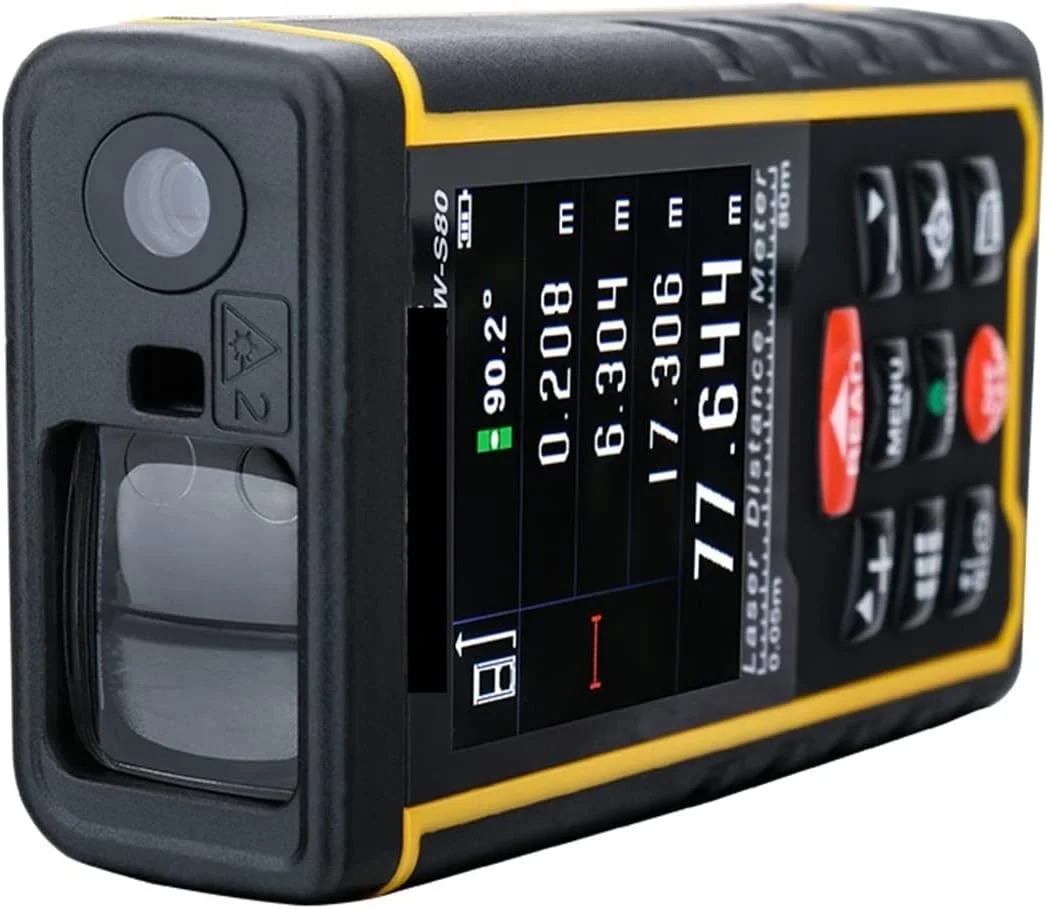 فاصله سنج دیجیتال ZAIED مدل S80، متر دیجیتال USB قابل حمل با صفحه نمایش رنگی، فاصله یاب دقیق فاصله سنج دیجیتال ZAIED مدل S80، متر دیجیتال USB قابل حمل با صفحه نمایش رنگی، فاصله یاب دقیق