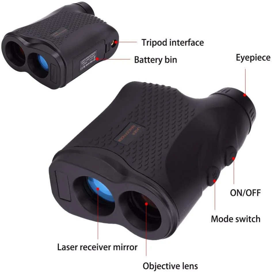 متر لیزری فاصله یاب شکار و گلف با قابلیت اسکن، برد 600M 900M 1200M 1500M
