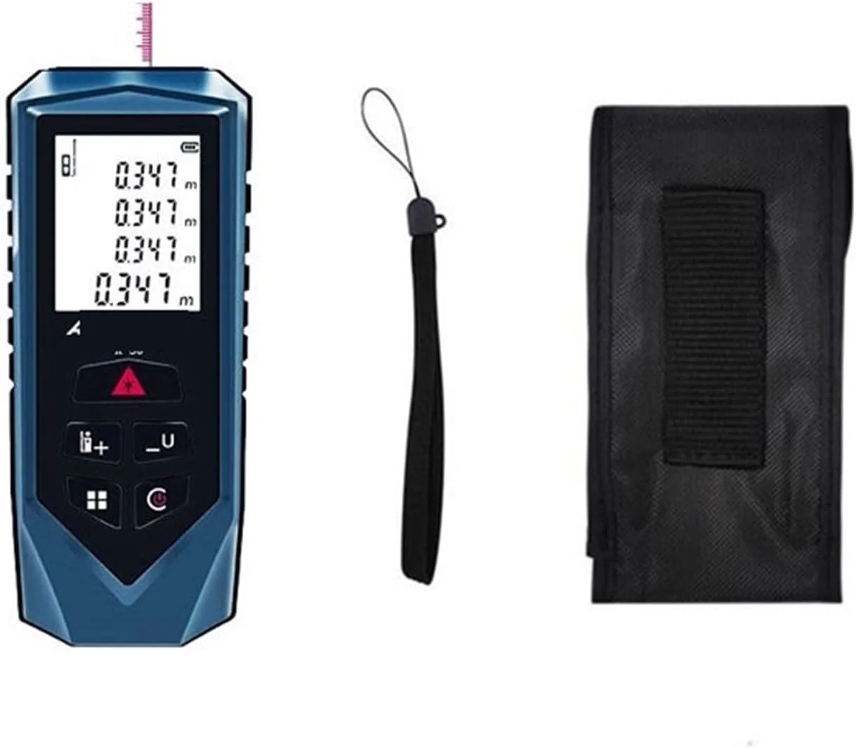 فاصله سنج لیزری TISTIK، 100 متر، 50 متر، متر نواری، ابزار اندازه گیری دیجیتال، دقت بالا (رنگ: لیزر قرمز 50 متر، سایز: X)