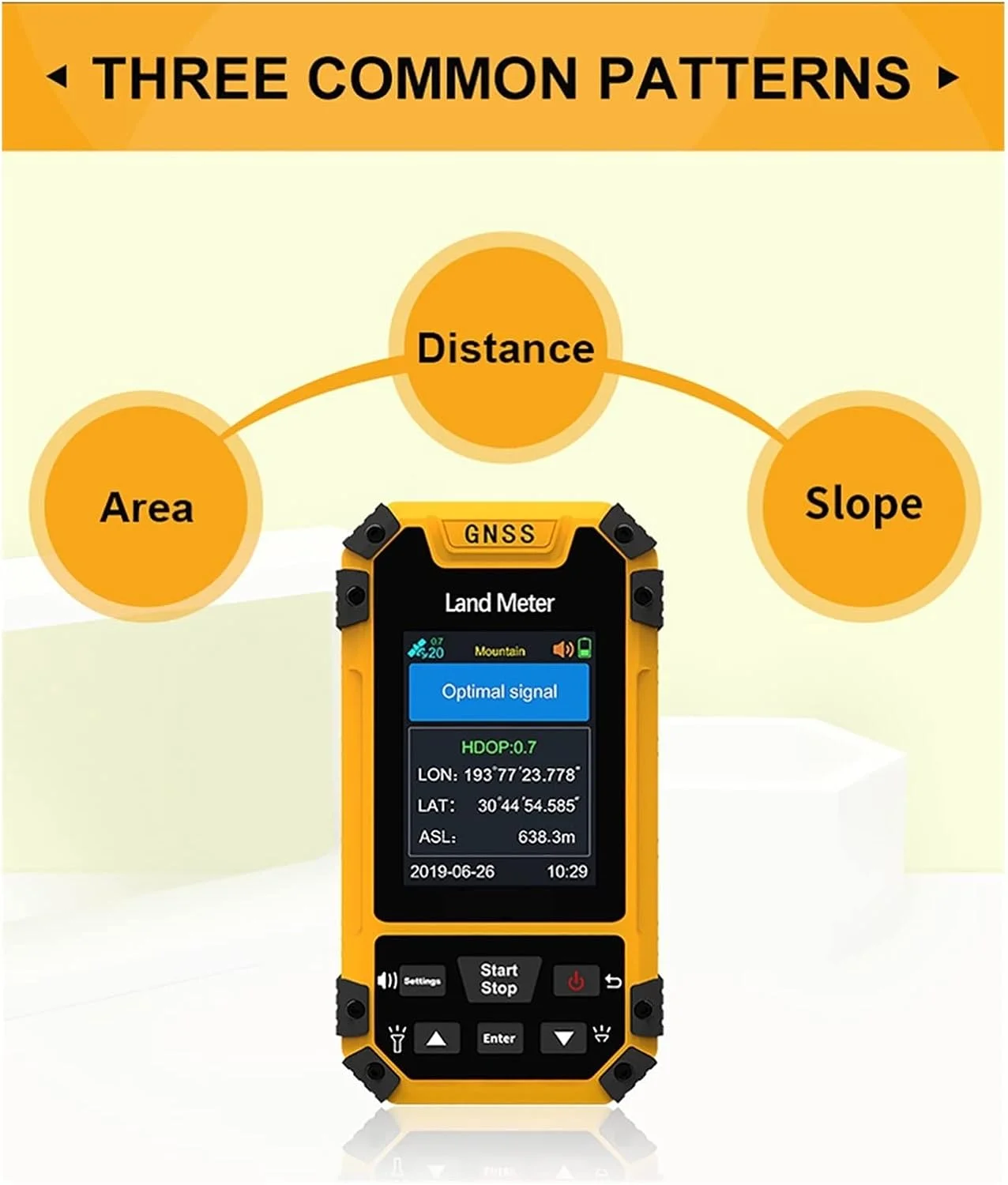 دستگاه مساحی زمین TISTIK مدل S4 با صفحه نمایش رنگی، گیرنده GNSS حرفه ای، اندازه گیری مساحت دقیق