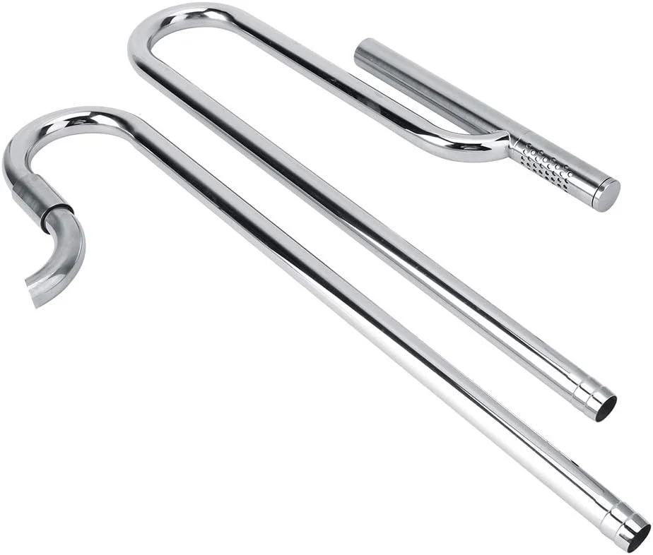 لوله ورودی و خروجی فیلتر گیاهان آکواریوم استیل ضد زنگ