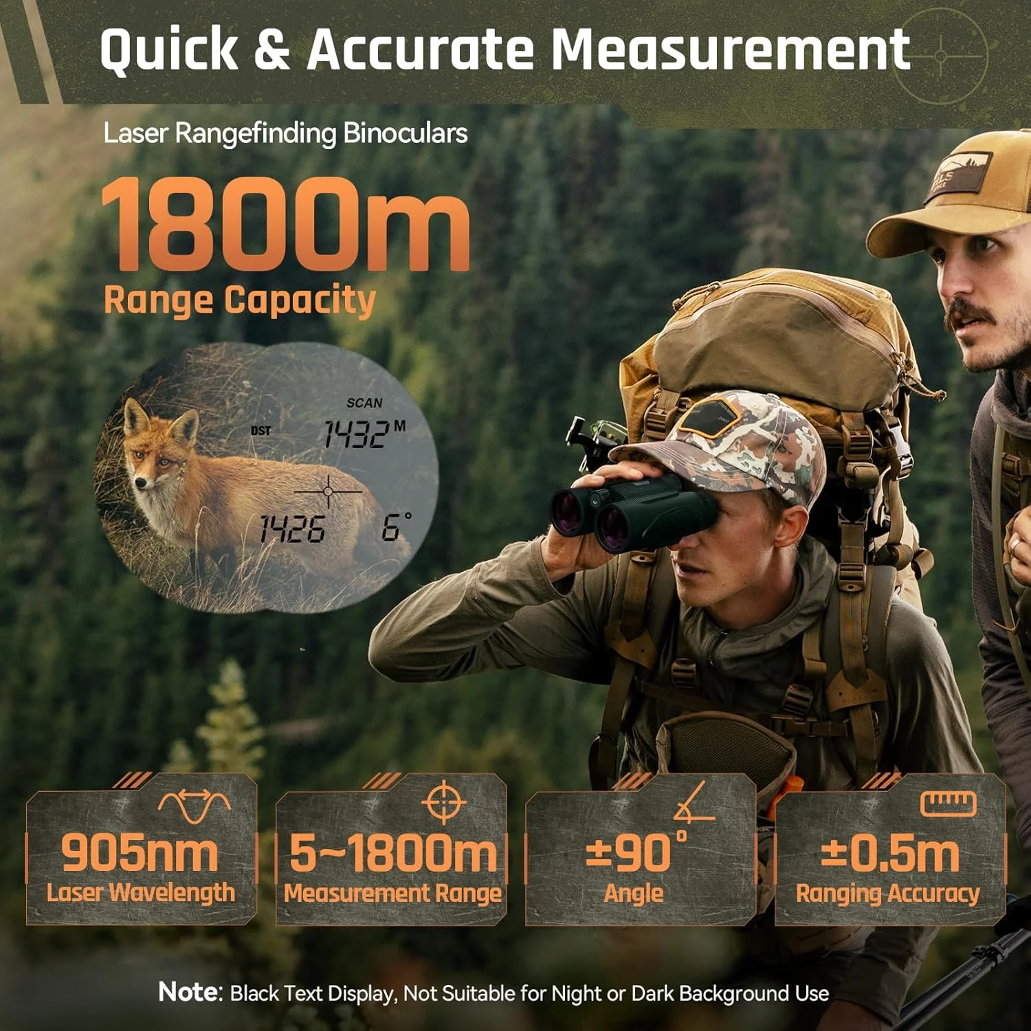 دوربین دوچشمی مسافت یاب لیزری Beyond HD 10x42 ED، ضد آب و ضد مه، پوشش چند لایه کامل، روکش لاستیکی، حالت HCD/Los/Angle/Scan دوربین دوچشمی مسافت یاب لیزری Beyond HD 10x42 ED، ضد آب و ضد مه، پوشش چند لایه کامل، روکش لاستیکی، حالت HCD/Los/Angle/Scan