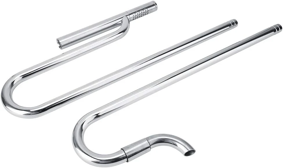 لوله ورودی و خروجی فیلتر گیاهان آکواریوم استیل ضد زنگ